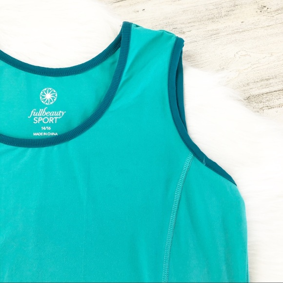Full Beauty Sport Tank Tops 1-Maroon 1-Teal  14/16 - Picture 4 of 14